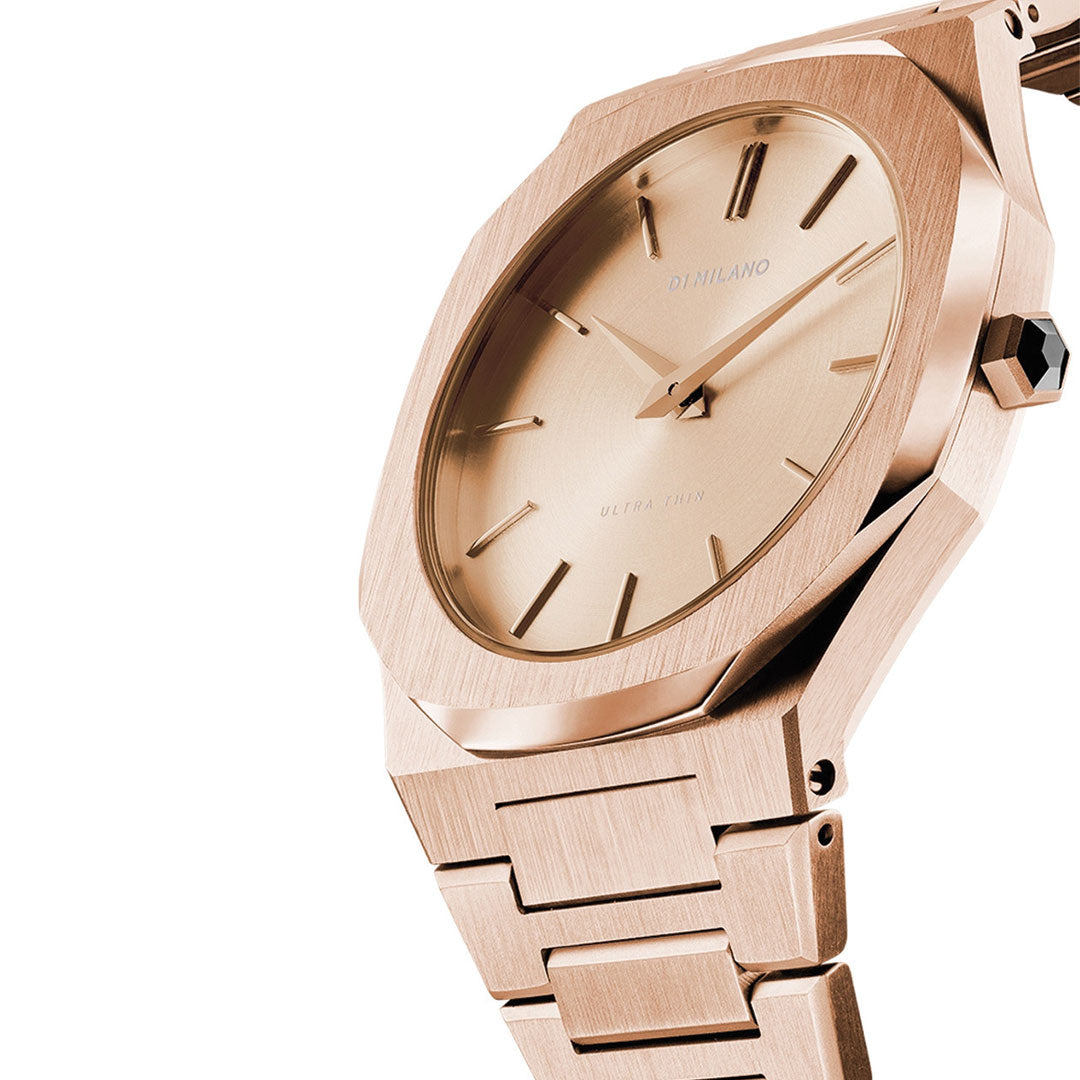 Orologio D1 Milano Modello Ultra Thin Rose Gold - Idea Brillante Napoli