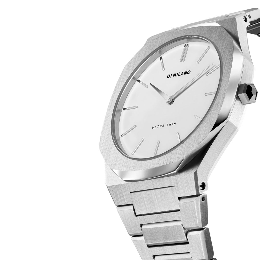 Orologio D1 Milano Modello Silver / Eggshell - Idea Brillante Napoli