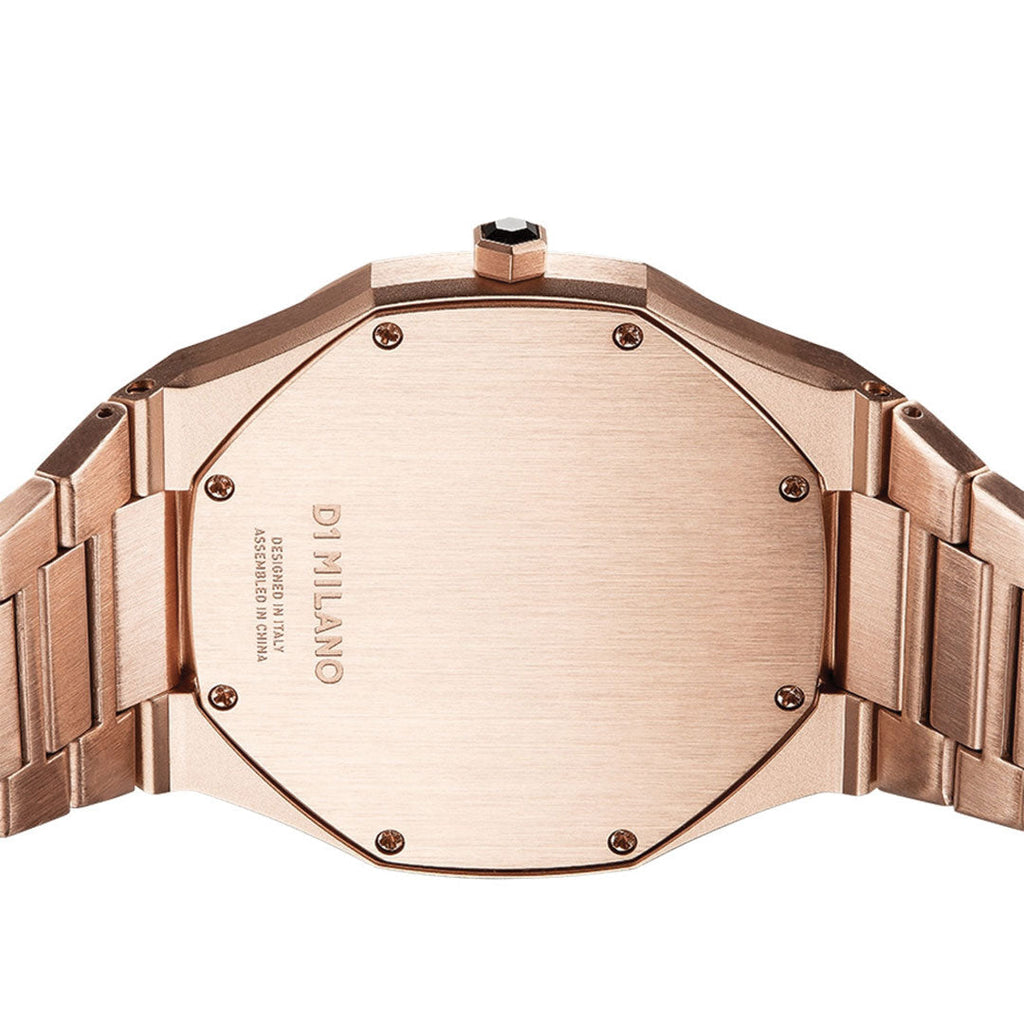 Orologio D1 Milano Modello Ultra Thin Rose Gold - Idea Brillante Napoli