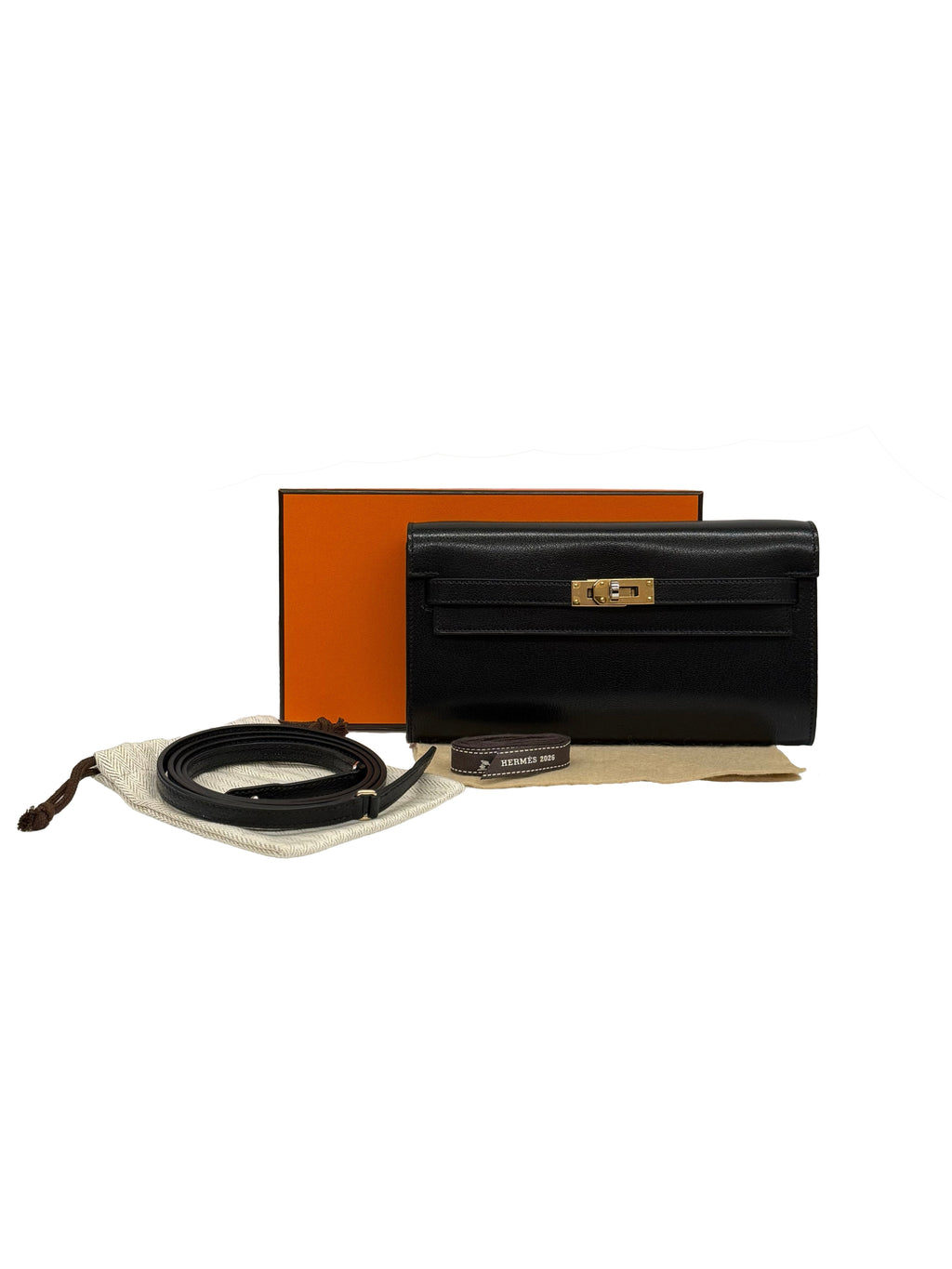 Hermés Kelly To Go Chevre Black