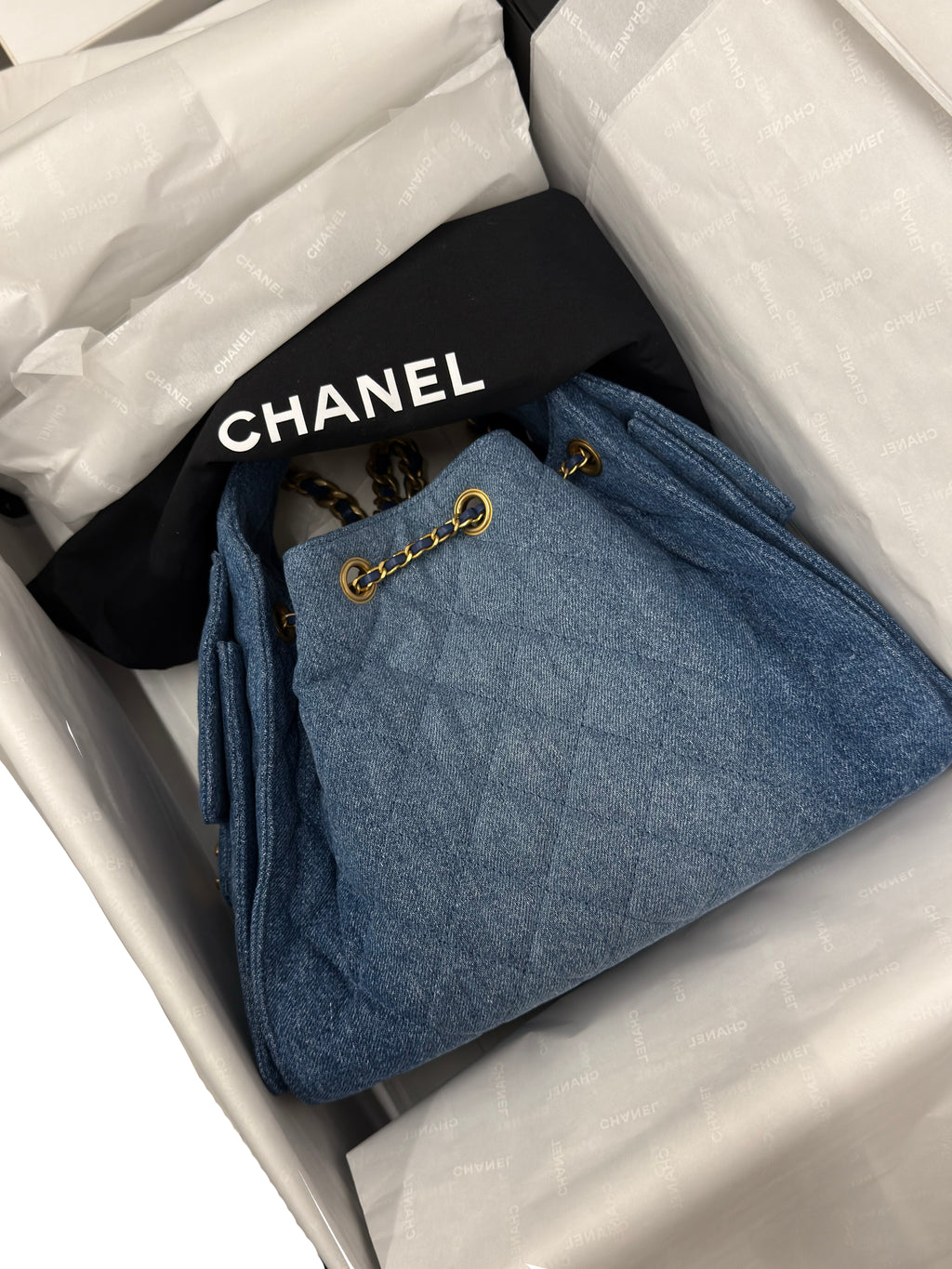Chanel 25 "Small" Denim