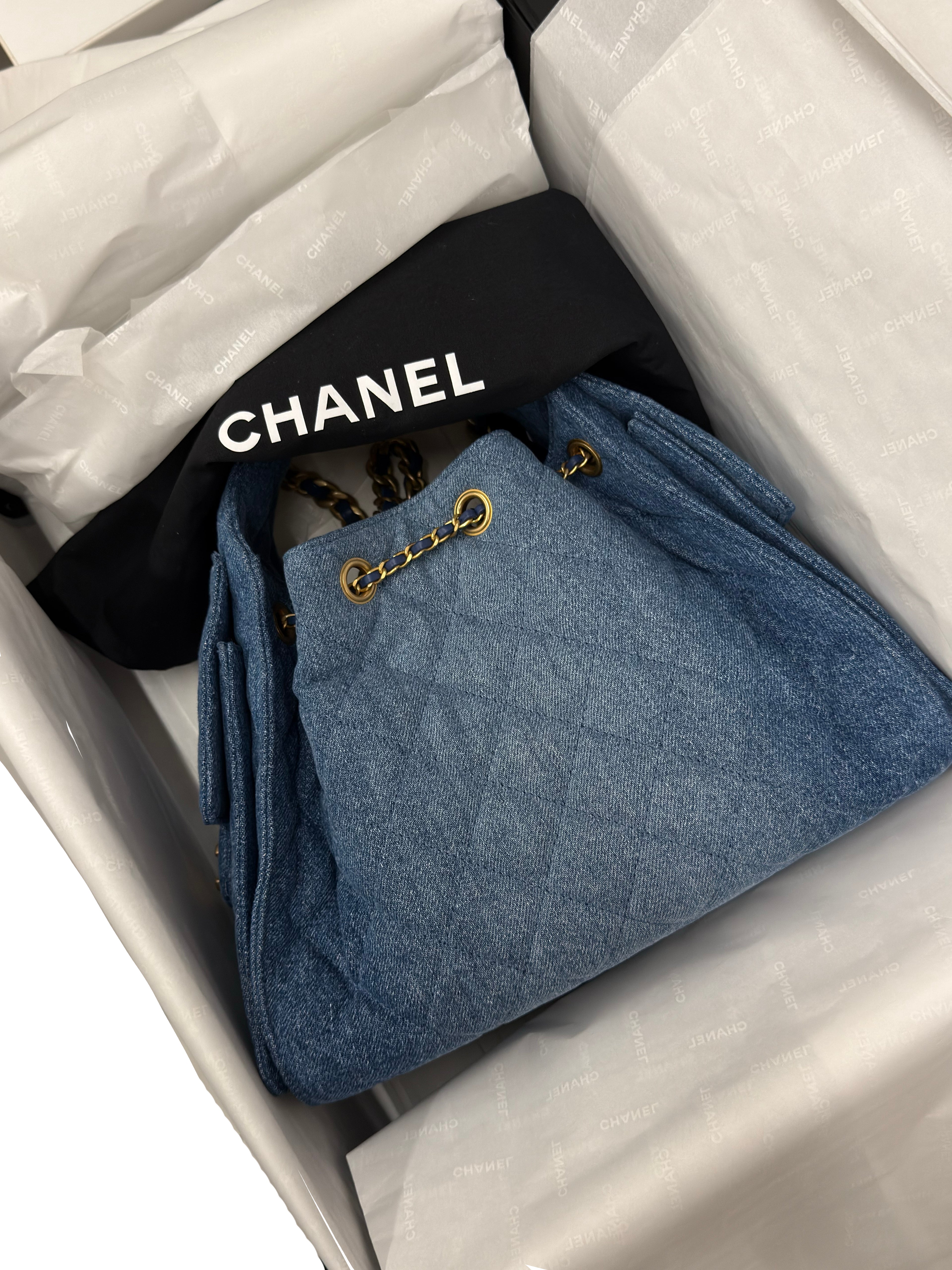 Chanel 25 "Small" Denim