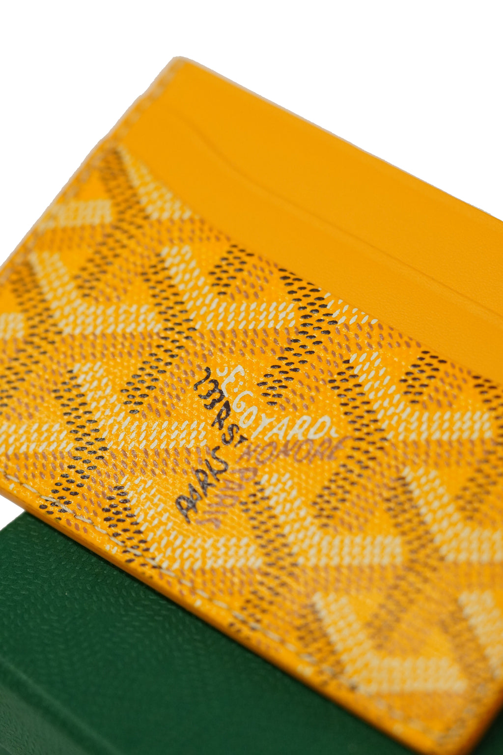 Goyard Card Holder Yellow