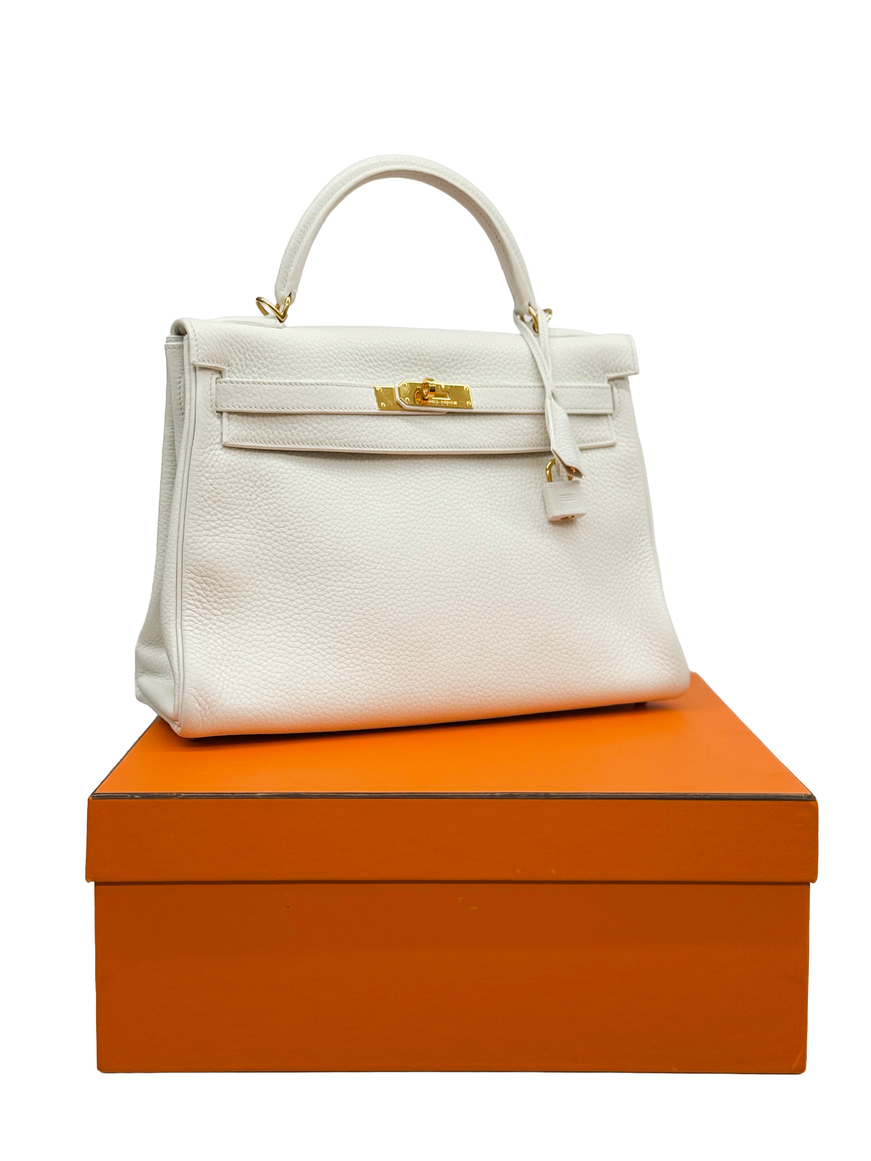 Hermés Kelly 32 White