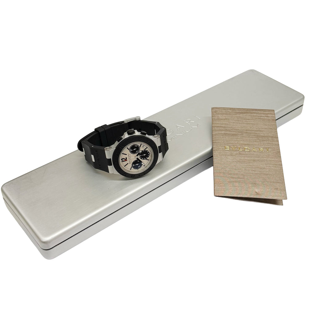 Bulgari Aluminium Chrono White Dial