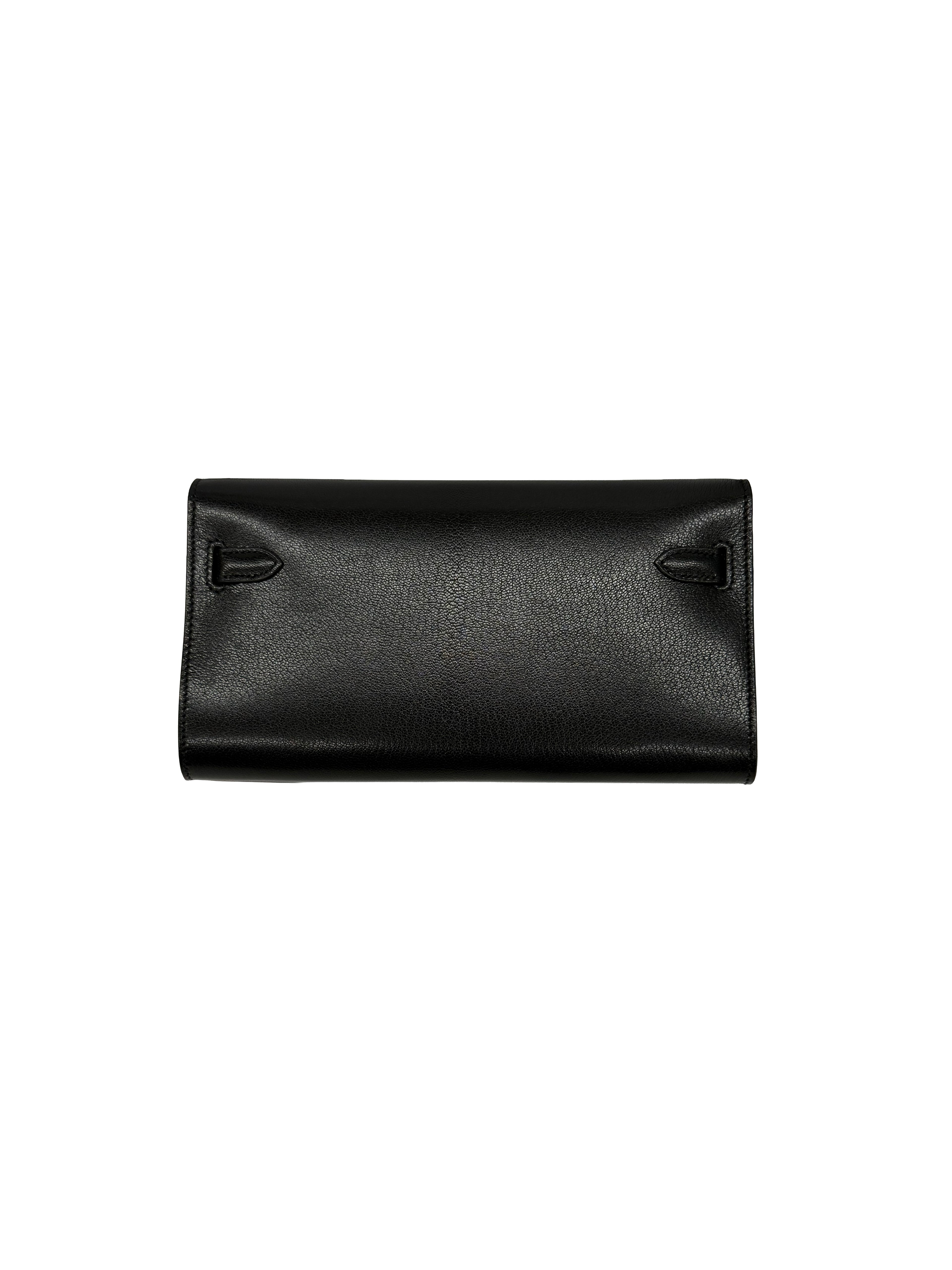 Hermés Kelly To Go Chevre Black