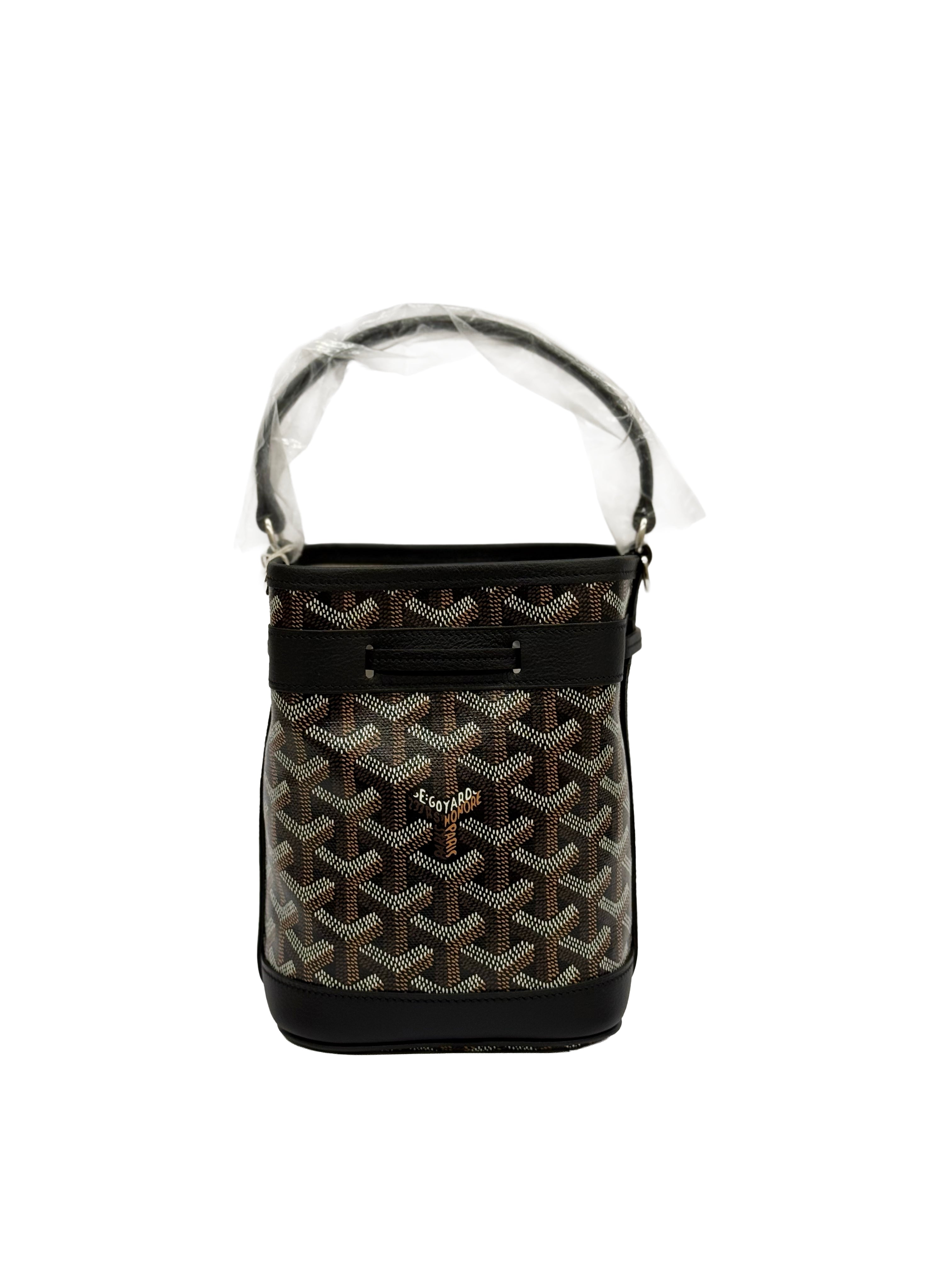 Goyard Petit Flot Mini Bucket Black