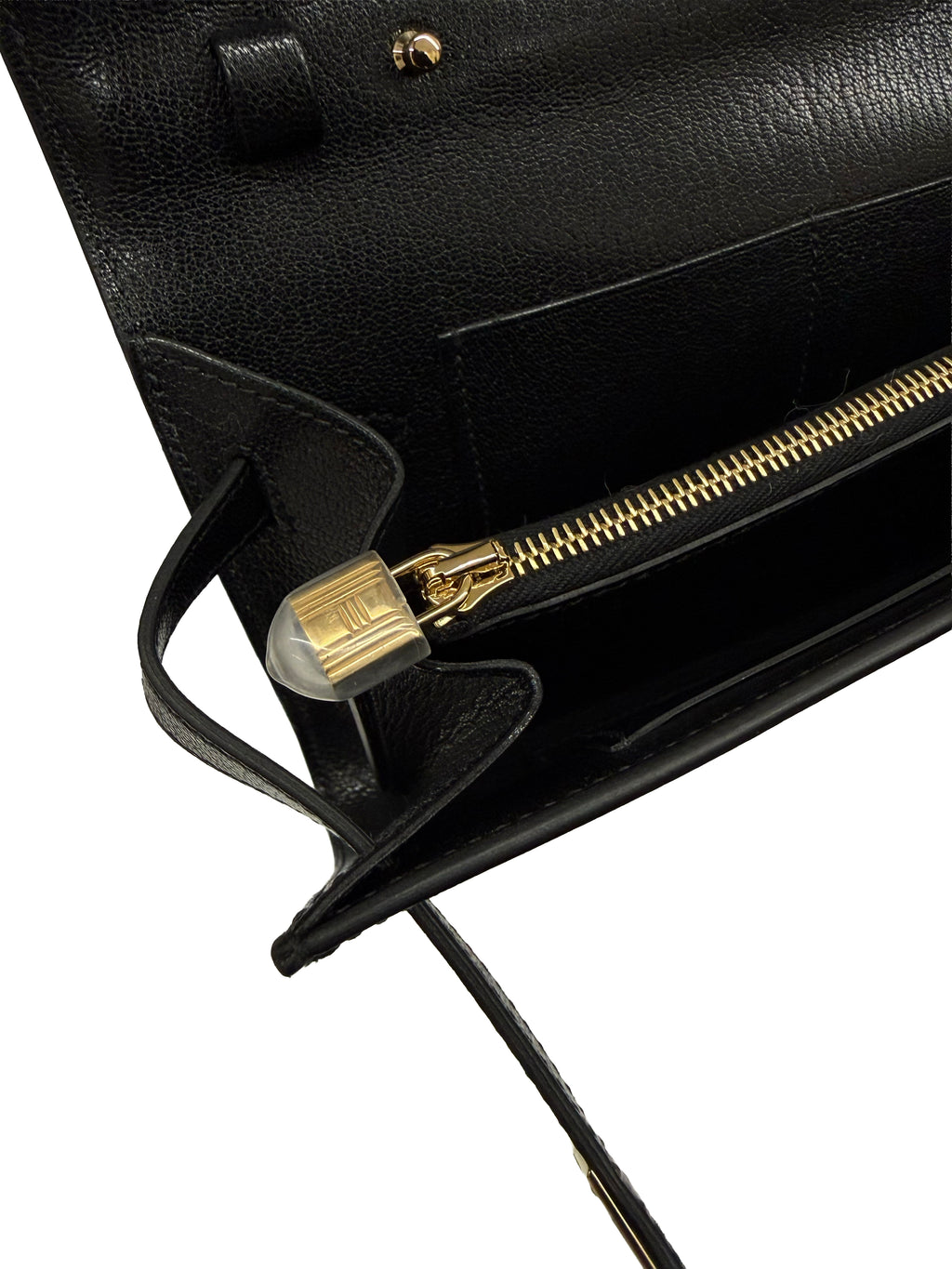 Hermés Kelly To Go Chevre Black