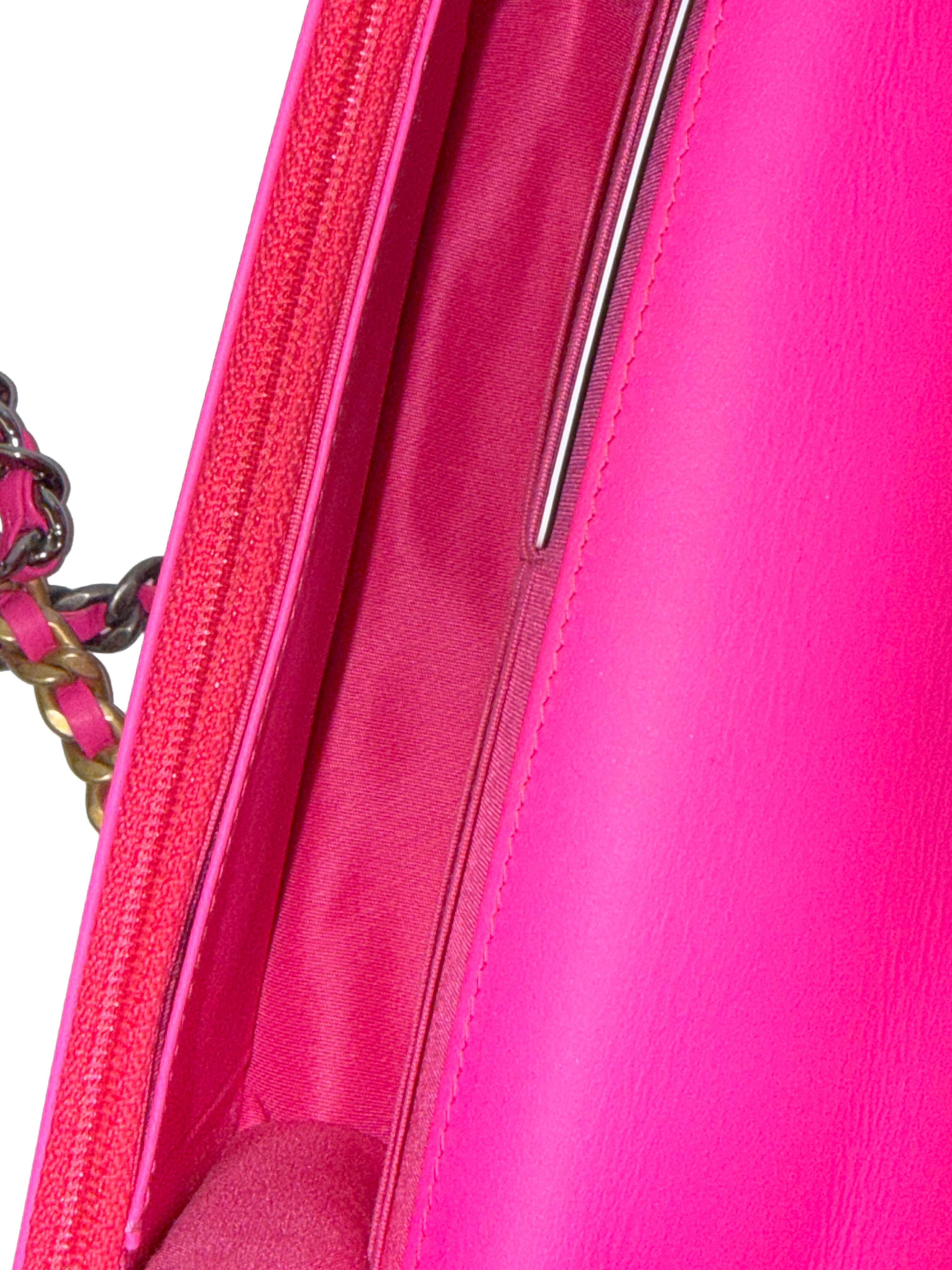 Chanel Wallet on Chain Jersey Pink