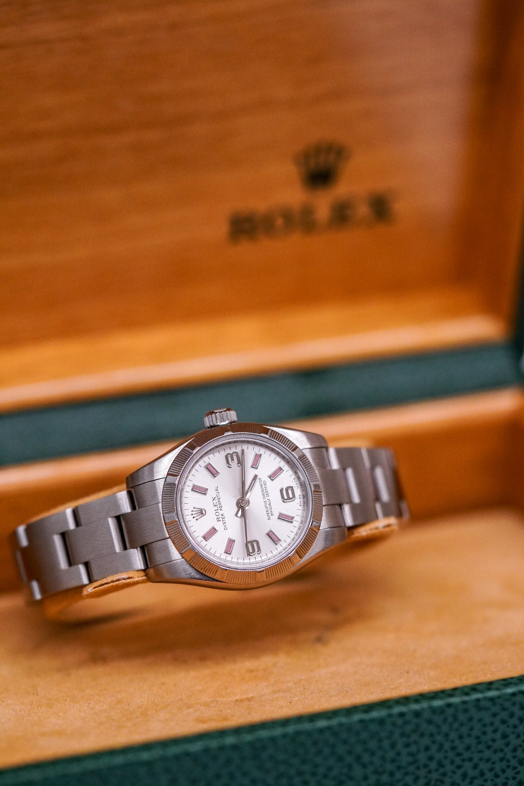 Rolex Oyster Perpetual Pink Index 26mm