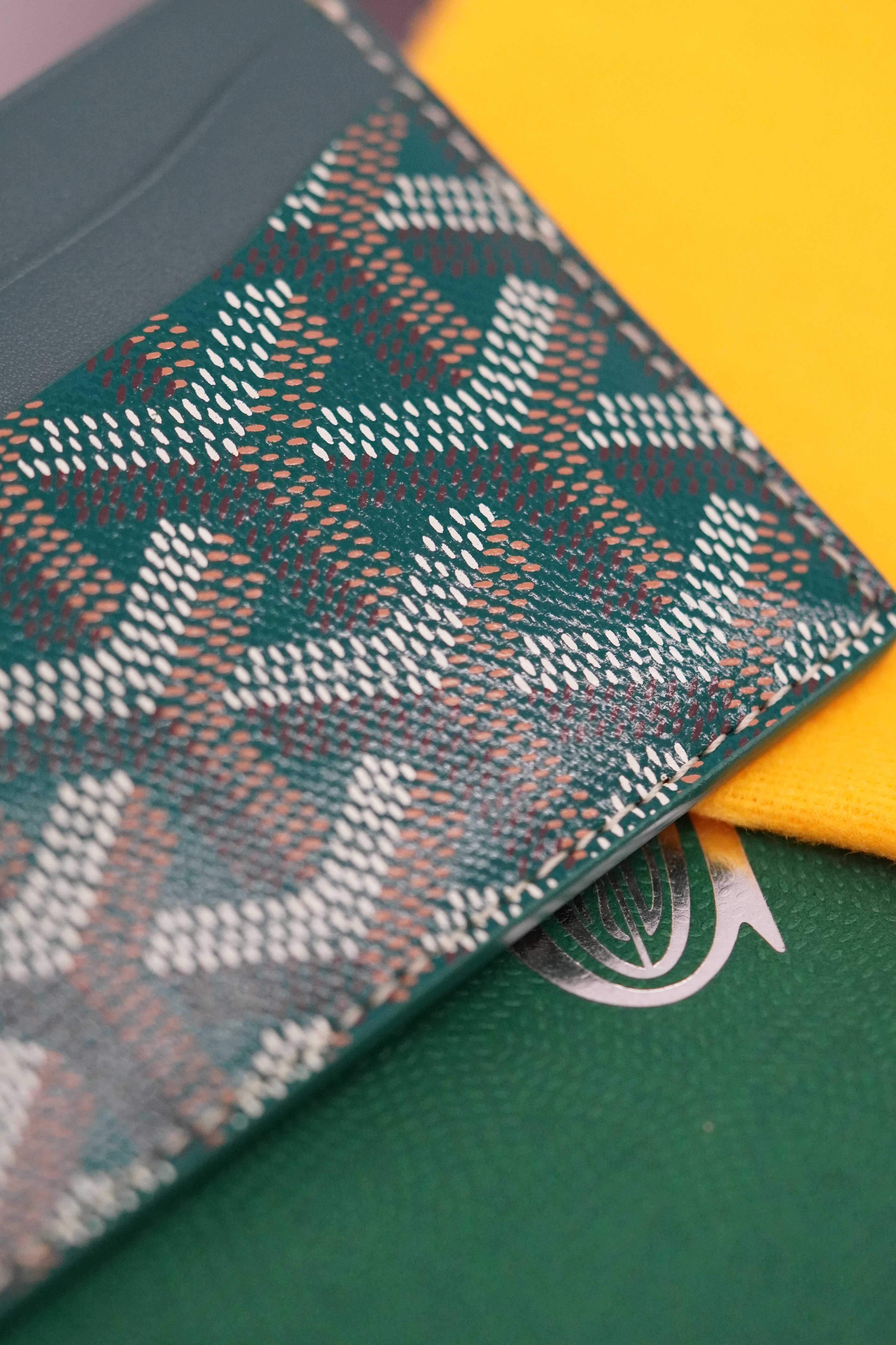 Goyard Card Holder Vert
