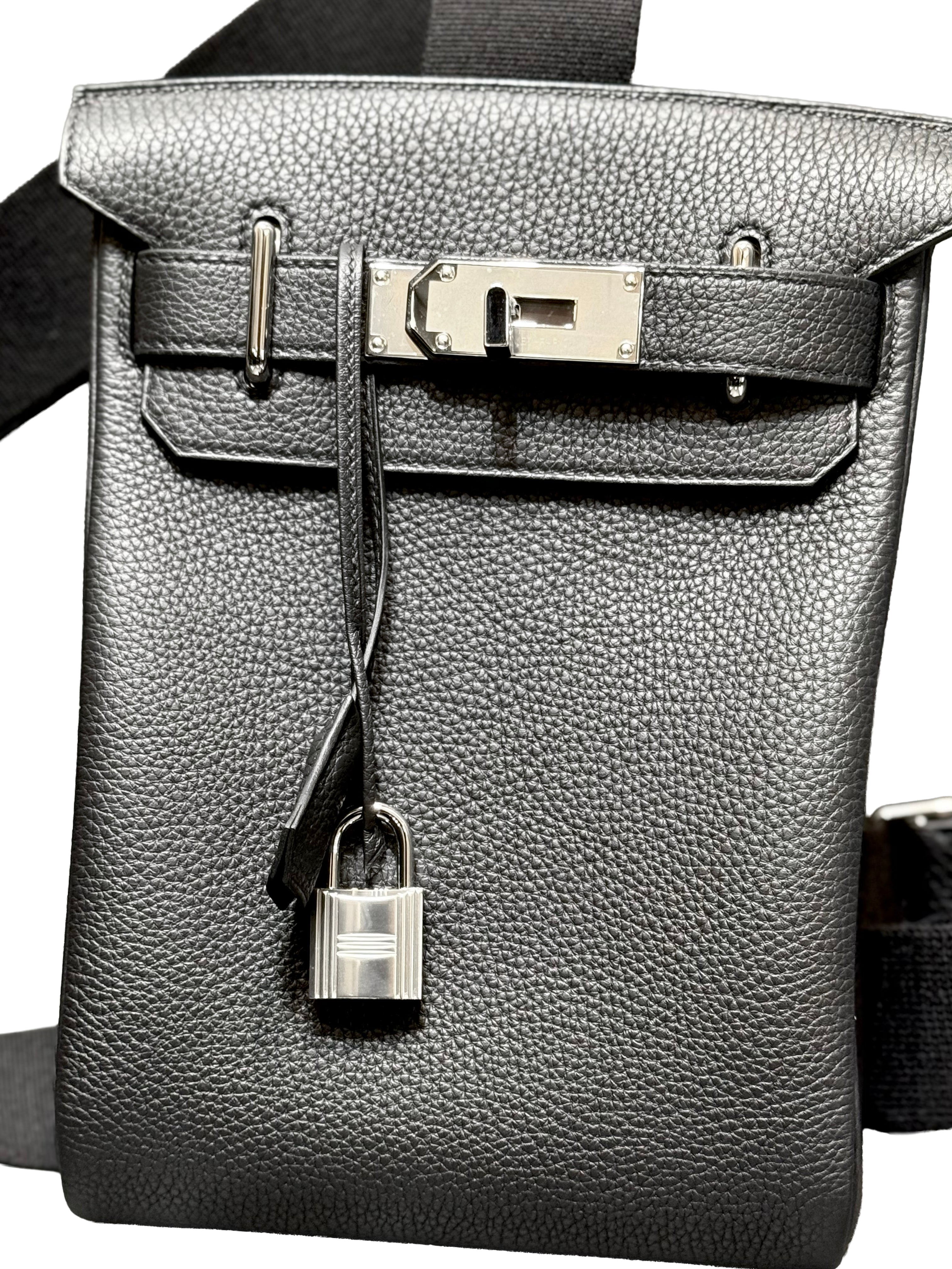 Hermès HAC à Dos in Black