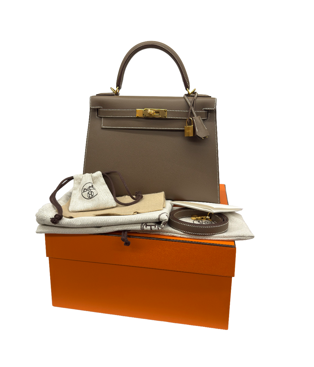Hermés Kelly 28 Etoupe