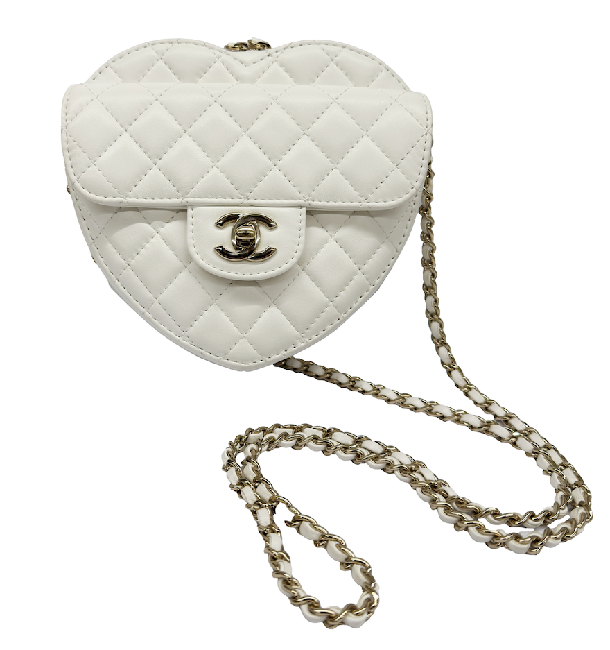 Chanel CC in Love Heart Bag