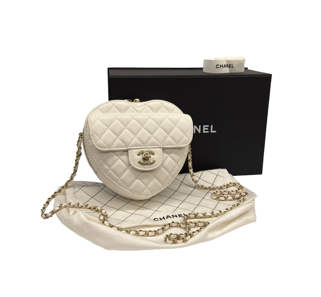 Chanel CC in Love Heart Bag