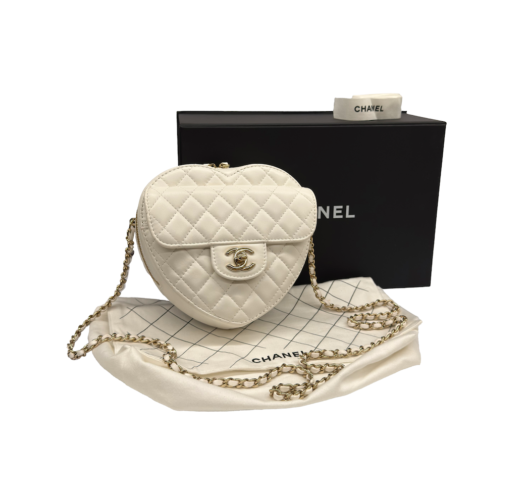 Chanel CC in Love Heart Bag