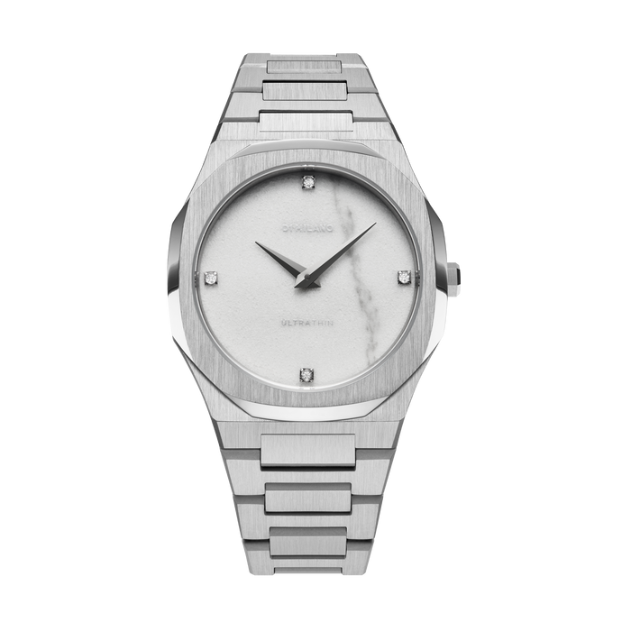 Orologio D1 Milano Modello Marble Silver