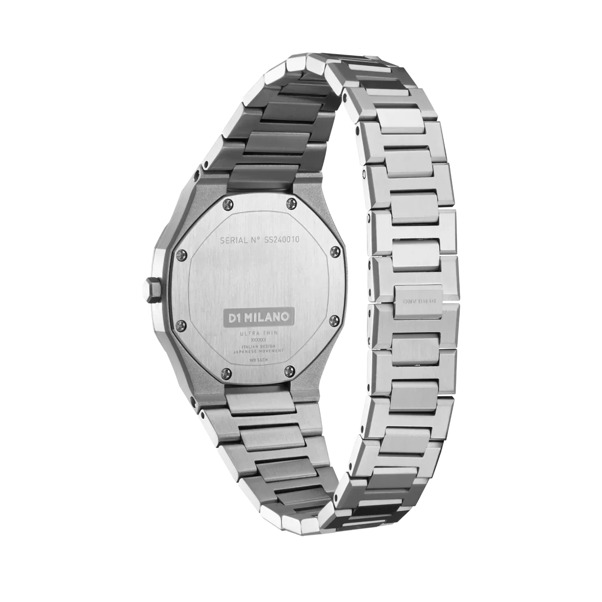Orologio D1 Milano Modello ZEPHYR SILVER