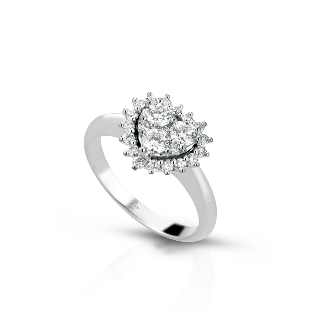 Anello Heart Illusion Medium